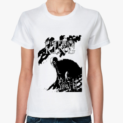 Классическая футболка с принтом Салемс лот