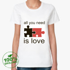 Женская футболка органик