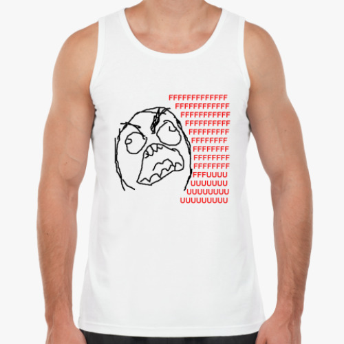 Майка с принтом FFFUUU