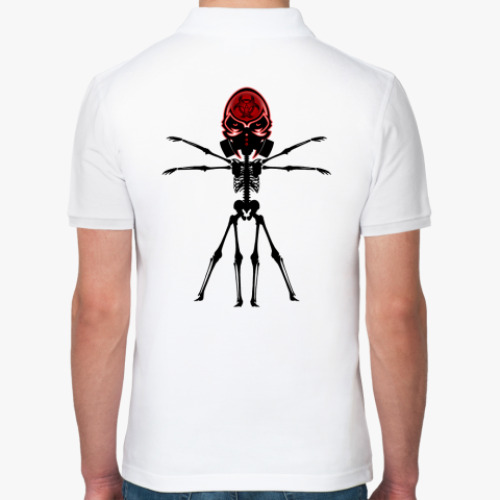 Рубашка поло skull