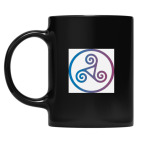 Кружка цветная UV-DTF