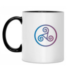 Кружка двухцветная