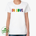 Женская футболка органик