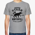 Классическая футболка Игра престолов.Винтерфелл