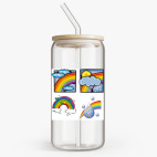 Банка с бамбуковой крышкой