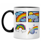 Кружка двухцветная