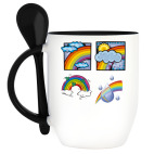 Кружка с ложкой