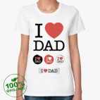 Женская футболка органик