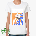 Женская футболка органик