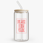 Банка с бамбуковой крышкой