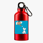 Металлическая бутылка 400 мл UV-DTF