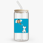 Банка с бамбуковой крышкой