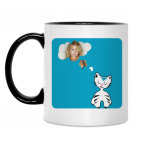 Кружка двухцветная