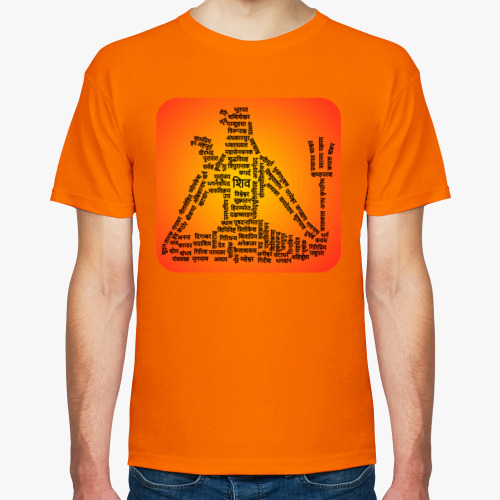 Футболка с принтом Господь Шива и его имена