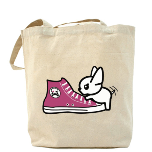 Сумка шоппер с принтом Собачка