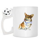 Кружка с футбольным мячиком