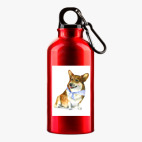 Металлическая бутылка 400 мл UV-DTF