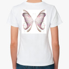Женская футболка, белая