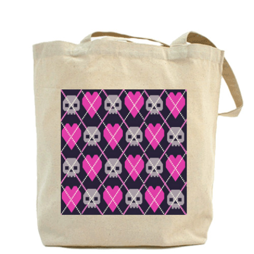 Сумка шоппер Ромбы