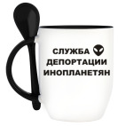 Кружка с ложкой