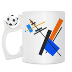 Кружка с футбольным мячиком