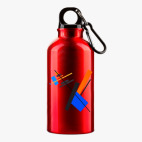 Металлическая бутылка 400 мл UV-DTF