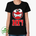 Женская футболка органик