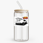 Банка с бамбуковой крышкой