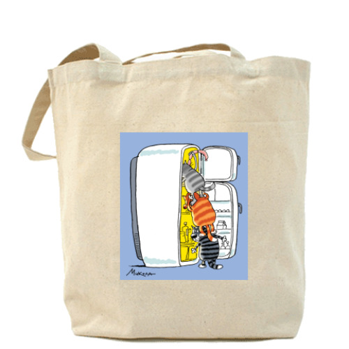 Сумка шоппер с принтом ПОХУДЕТЬ