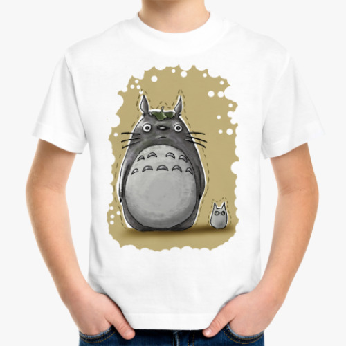 Детская футболка с принтом Тоторо