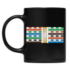 Кружка цветная UV-DTF