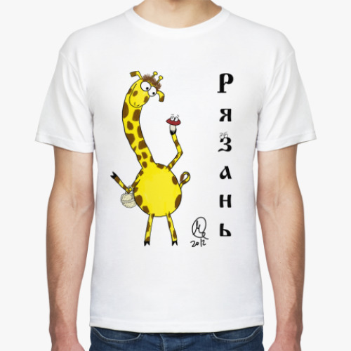 Футболка с принтом Рязань