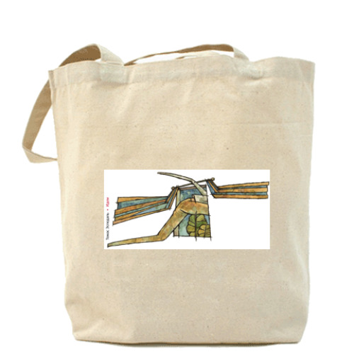 Сумка шоппер с принтом Томас Эспедаль. Идем