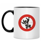 Кружка двухцветная