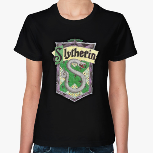 Женская футболка Slytherin