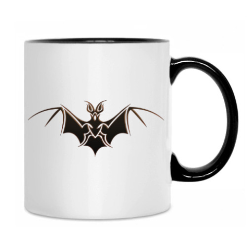 Кружка с принтом Летучая мышь
