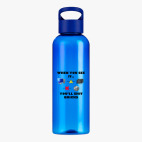 Прозрачная спортивная бутылка