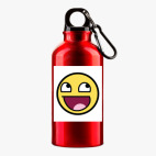 Металлическая бутылка 400 мл UV-DTF