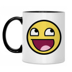 Кружка двухцветная