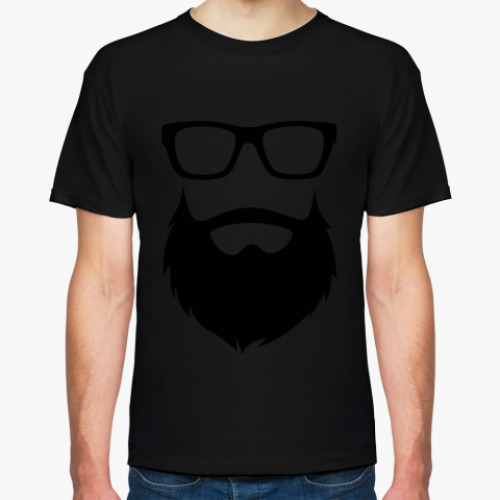Футболка с принтом Борода