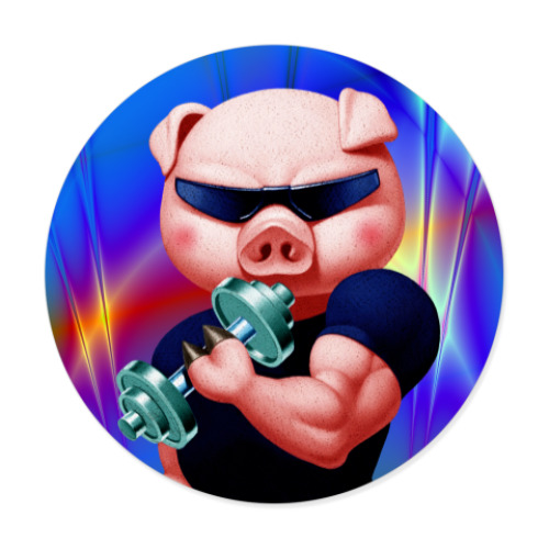 Виниловые наклейки IRON PIG