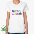 Женская футболка органик