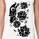 бабочка и цветы