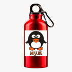 Металлическая бутылка 400 мл UV-DTF