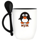 Кружка с ложкой