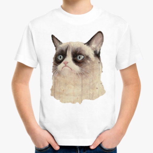 Детская футболка Grumpy Cat / Сердитый Кот