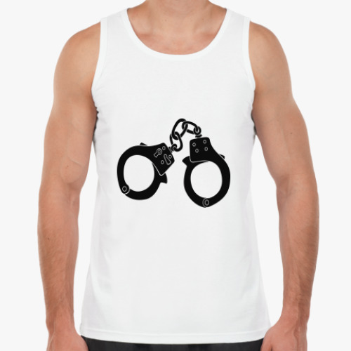 Майка с принтом Наручники
