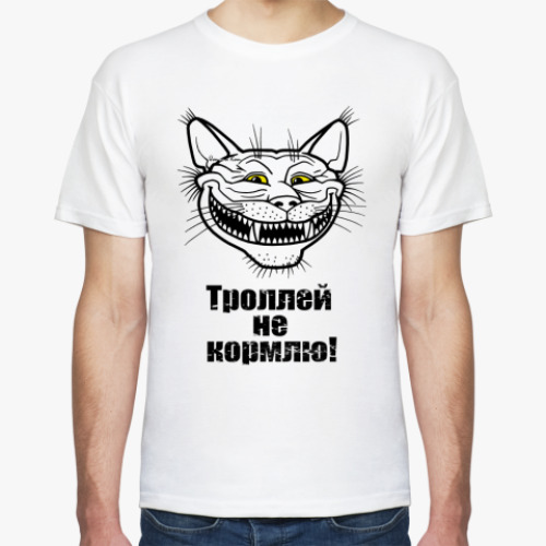 Футболка с принтом  Trollface