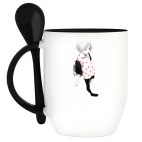 Кружка с ложкой