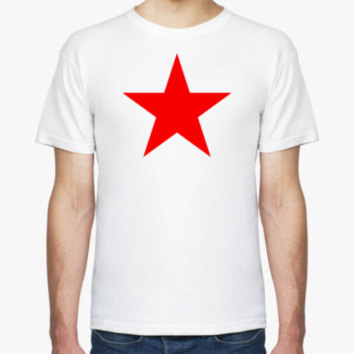 Футболка с принтом Red Front Zvezda
